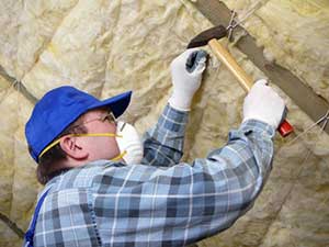 Attic insulation services being done by Arlington, VA insulation contractors