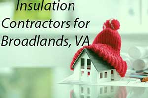 Insulation services in Broadlands, VA