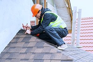 a Northern Virginia roof repair contractor that is servicing a roof with a small amount of damaged shingles that does not constitute the need of a replacement